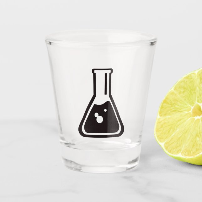 Beakers Bar (logo) - Shot Glass (Front)