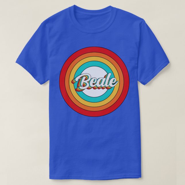 Beale Name Shirt Vintage Beale Circle (Design Front)