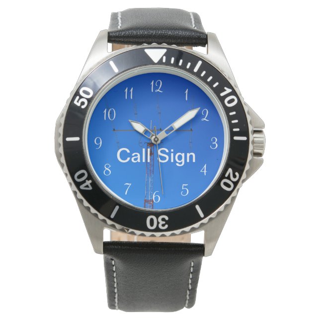 Beam Antenna and Call Sign Watch (Front)