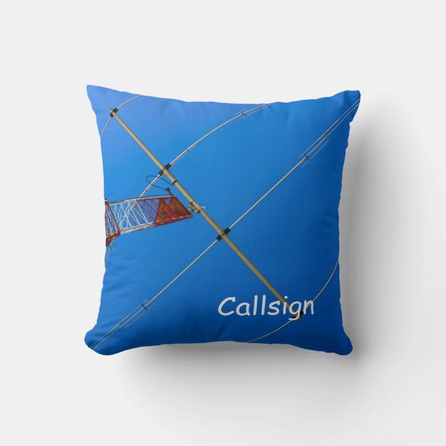 Beam Antenna and Callsign Cushion (Front)