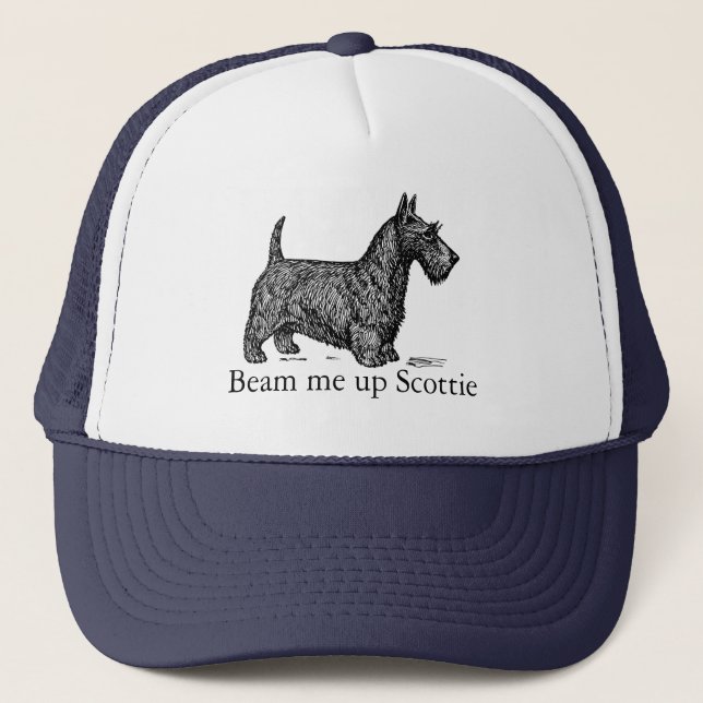 Beam Me up Scottie Trucker Hat (Front)