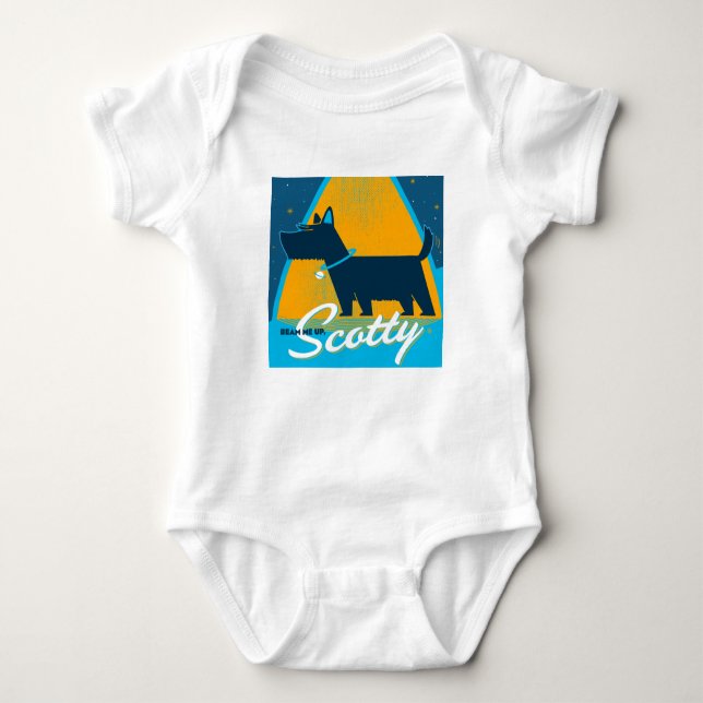 Beam Me Up Scotty Baby Bodysuit (Front)