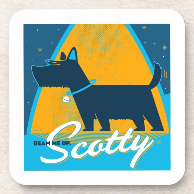 Beam Me Up Scotty Coaster (Front)
