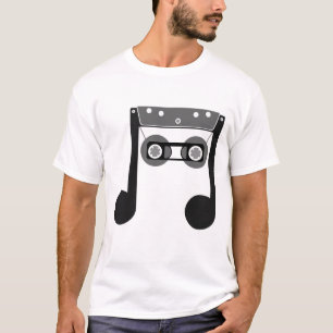 Beam Notes Beamed Eighth Music Cassette classic T-Shirt