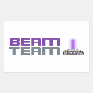 Beam Team - Sacramento Basketball Rectangular Sticker