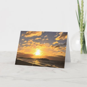 Beaming Brighton Sunset Note Card