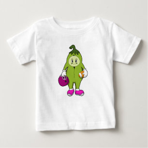 Bean at Football Sports Baby T-Shirt