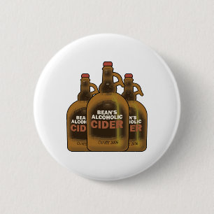 Bean Cider 6 Cm Round Badge