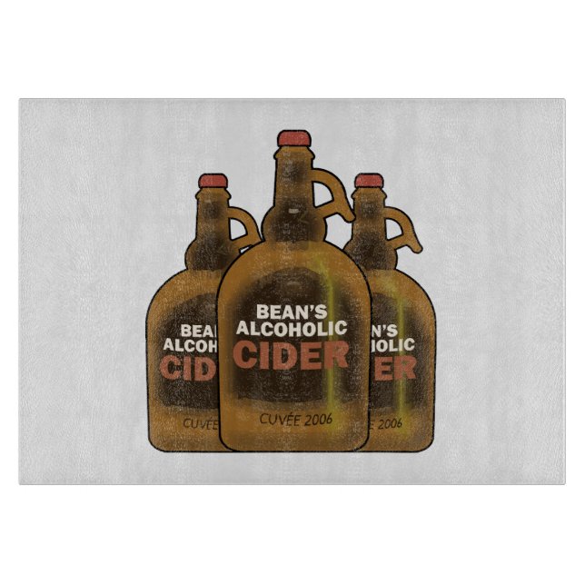 Bean Cider Cutting Board (Front)
