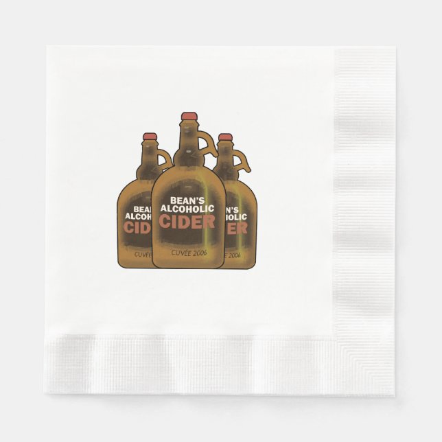 Bean Cider Napkin (Front)