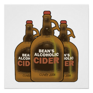 Bean Cider Poster