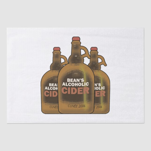 Bean Cider Tissue Paper (Front)