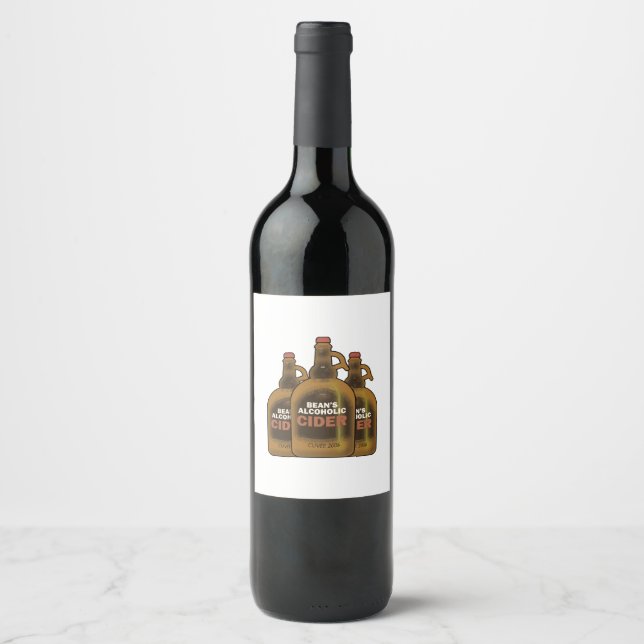Bean Cider Wine Label (Front)