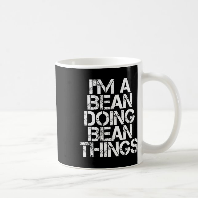 Bean Funny Surname Family Tree Birthday Reunion Gi Coffee Mug (Right)