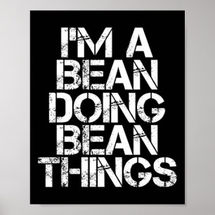 Bean Funny Surname Family Tree Birthday Reunion Gi Poster