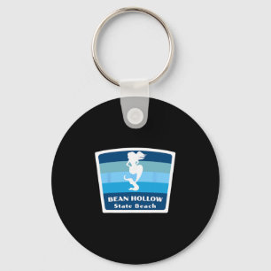 Bean Hollow State Beach California Mermaid Vacatio Key Ring