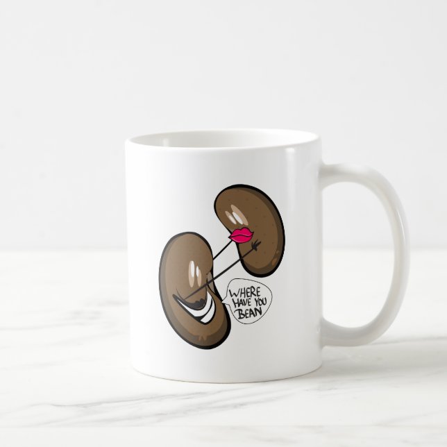 bean love pun coffee mug (Right)