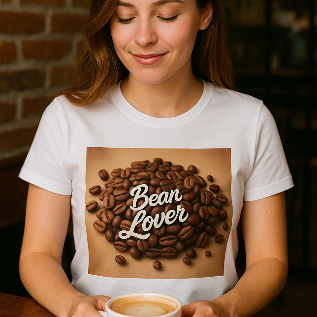 Bean Lover Coffee Beans Aesthetic T-Shirt (Creator Uploaded)