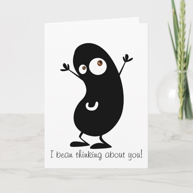 Bean missing you card (Front)