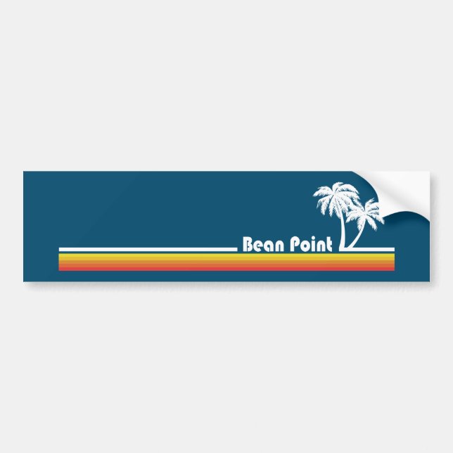 Bean Point Beach Florida Bumper Sticker (Front)