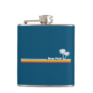 Bean Point Beach Florida Hip Flask