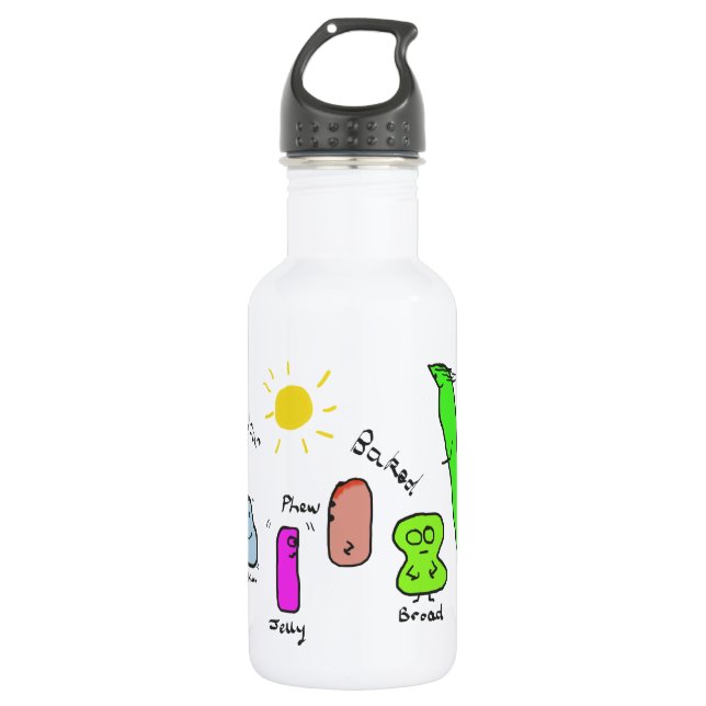 Bean Puns 532 Ml Water Bottle (Front)