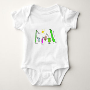 Bean Puns Baby Bodysuit