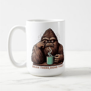 Bean There, Done That - Funny Bigfoot Design Coffee Mug