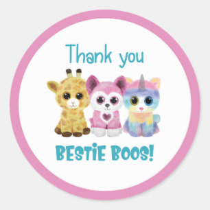 Beanie Boo Thank you Sticker