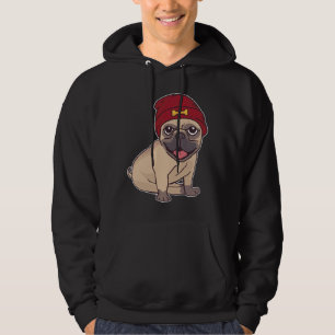 Beanie Pug Classic T-Shirt 459 Hoodie