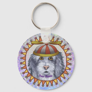 Beanie SheepDog  Key Ring