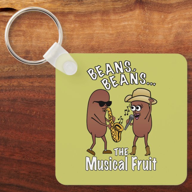 Beans, Beans - The Musical Fruit Key Ring (Front)