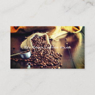 Beans Coffee House Business Card