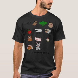 Beans, Greens, Potatoes, Tomatoes Rap T-Shirt