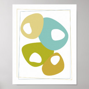 Beans Mid Century Modern Styled Poster
