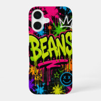 BEANS Neon Graffiti Street Art