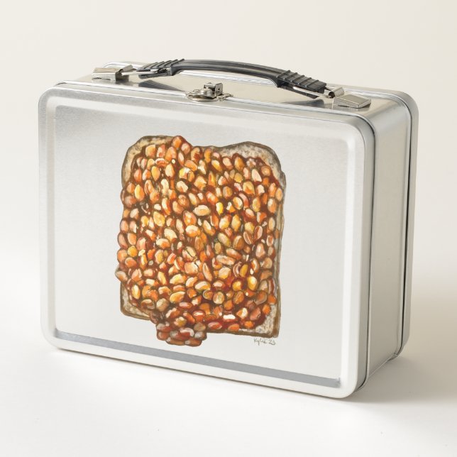 Beans on Toast Metal Lunch Box (Front)
