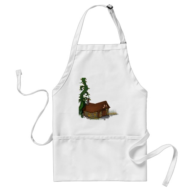 Beanstalk Cottage Cartoon Standard Apron (Front)