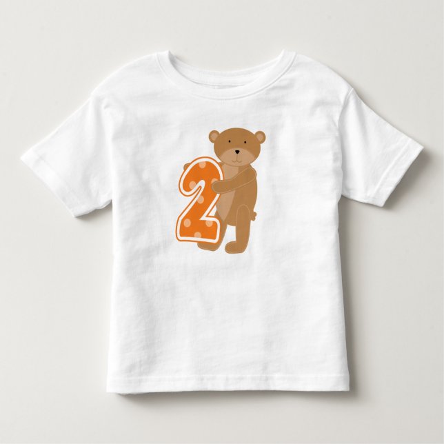 Bear 2nd Birthday T shirts and Gifts (Front)