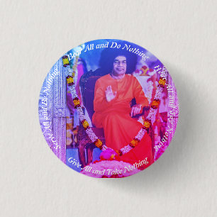 Bear all 3 cm round badge