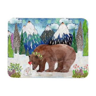 BEAR AND BUNNY BY TRISTAN BERLUND MAGNET
