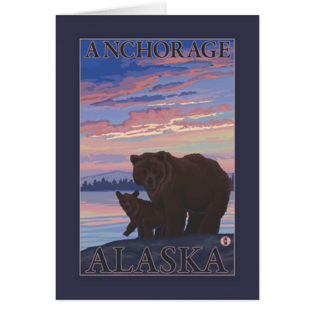 Bear and Cub - Anchorage, Alaska (Front)