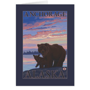 Bear and Cub - Anchorage, Alaska
