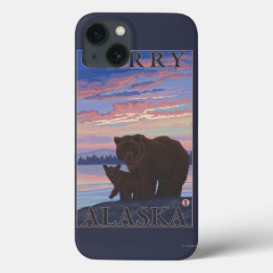 Bear and Cub - Curry, Alaska iPhone 13 Case