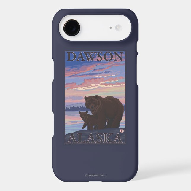 Bear and Cub - Dawson, Alaska Case-Mate iPhone Case (Back)