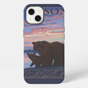 Bear and Cub - Dawson, Alaska iPhone Case