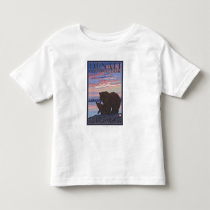 Bear and Cub - Denali National Park, Alaska Toddler T-Shirt