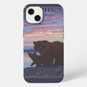 Bear and Cub - Ketchikan, Alaska iPhone Case