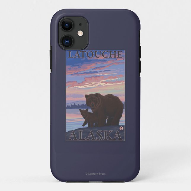 Bear and Cub - Latouche, Alaska Case-Mate iPhone Case (Back)