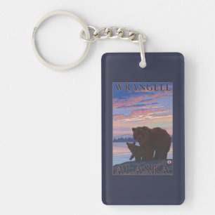 Bear and Cub - Wrangell, Alaska Key Ring